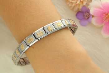 1Zawieszka Nomination „Znak Zodiaku Ryby” 030104 12 – stal szlachetna ze złotem 18K. Personalizowany charms do bransoletki Composable. Oryginalna biżuteria Nomination Italy (2).jpg